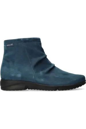 Mephisto Buty, Kobieta, Niebieski, 42 1/2 EU, Zamsz, Buty na kostkę - Niebieskie
