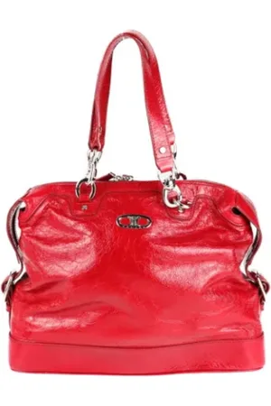 Céline Pre-owned, Kobieta, Czerwony, ONE SIZE, Skóra, Pre-owned Leather totes