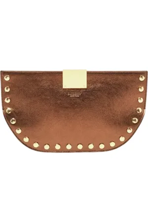 Burberry Pre-owned, Kobieta, brązowy, ONE SIZE, Pre-owned Leather clutches