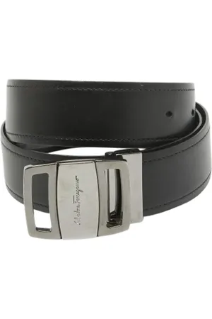 Salvatore Ferragamo Pre-owned, Mężczyzna, Czarny, ONE SIZE, Pre-owned Leather belts