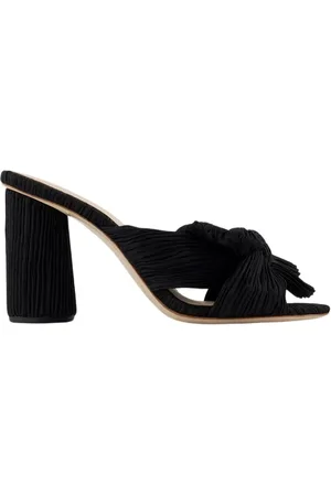 Loeffler Randall Buty, Kobieta, Czarny, 37 EU, Czarne Skórzane Penny Obcasy