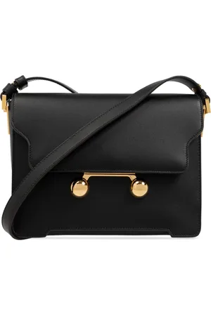 Marni Torebki, Kobieta, Czarny, ONE SIZE, Skóra, Torba na ramię Trunkaroo