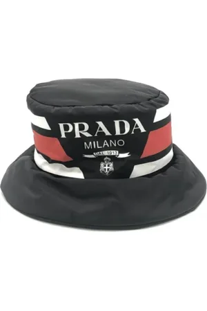 Prada Pre-owned, Kobieta, Wielobarwność, ONE SIZE, Nylon, Pre-owned Fabric hats