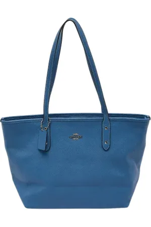 Coach Pre-owned, Kobieta, Niebieski, ONE SIZE, Pre-owned Leather totes