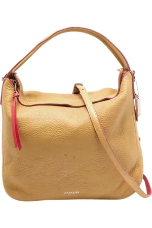 Coach Pre-owned, Kobieta, Beżowy, ONE SIZE, Pre-owned Skórzane torebki