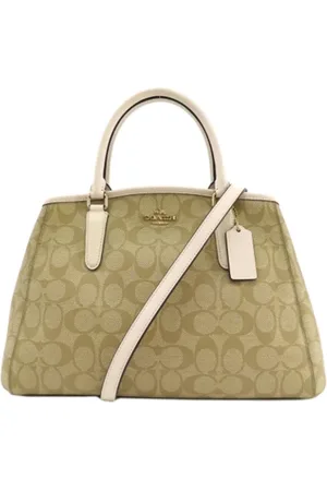 Coach Pre-owned, Kobieta, Beżowy, ONE SIZE, Pre-owned Canvas handbags