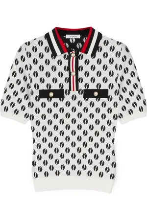 Motivi Koszulki, Kobieta, Wielobarwność, S, Slim-fit Polo Shirt z dzianiny dżersejowej