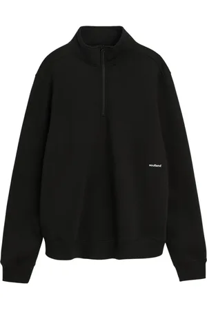 Soulland Bluzy, unisex, Czarny, M/L, Bluza z półgolfem z miękkiego polaru