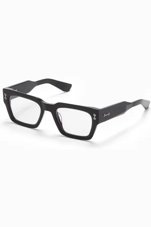 AKONI Akcesoria, Mężczyzna, Czarny, ONE SIZE, Matowa Czarna Okulary Kwadratowe