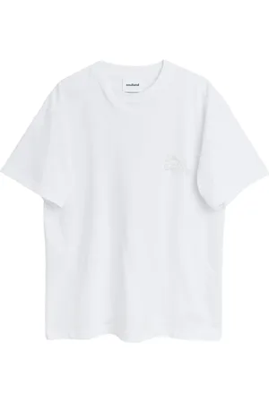 Soulland Koszulki, unisex, Biały, L/XL, Koralikowa Koszulka z Logo