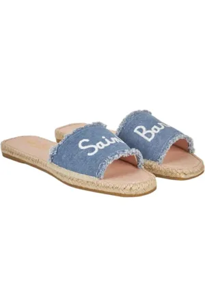 MC2 SAINT BARTH Buty, Kobieta, Niebieski, 36 EU, Stylowe Sandały na Lato