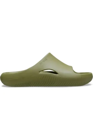 Crocs Buty, Mężczyzna, Zielony, 37 EU, Wygodne Mules Recovery - Styl Mellow