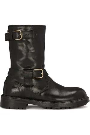 Dolce & Gabbana Buty, Mężczyzna, Czarny, 40 EU, Stylowe Skórzane Buty