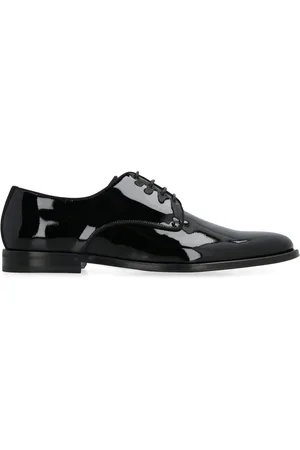 Dolce & Gabbana Buty, Mężczyzna, Czarny, 41 1/2 EU, Raffaello Lakierowane Buty Derby