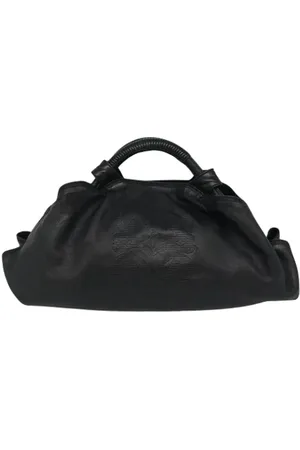 Loewe Pre-owned, Kobieta, Czarny, ONE SIZE, Skóra, Pre-owned Skórzane torebki