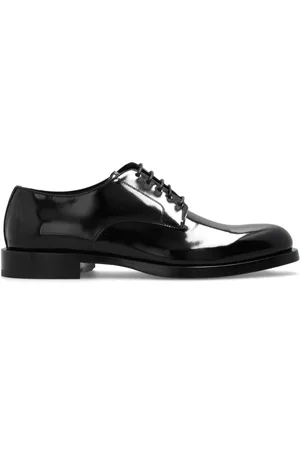Dolce & Gabbana Buty, Mężczyzna, Czarny, 40 EU, Skórzane buty typu ‘derby’