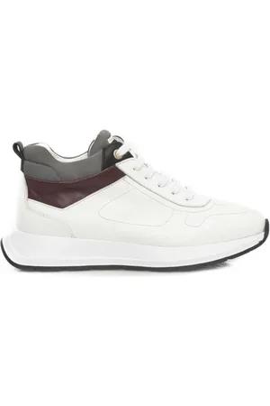 Cerruti 1881 Buty, Kobieta, Biały, 38 EU, Białe Skórzane Platformy Sneakers Logo