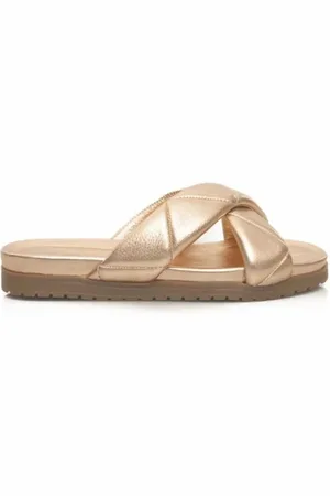 Cerruti 1881 Buty, Kobieta, Beżowy, 36 EU, Skóra, Beżowa Skórzana Sandał
