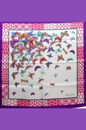 Bvlgari Pre-owned, Kobieta, Wielobarwność, ONE SIZE, Pre-owned Silk scarves