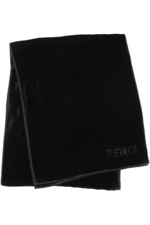 Fendi Pre-owned, Kobieta, Czarny, ONE SIZE, Pre-owned Silk scarves