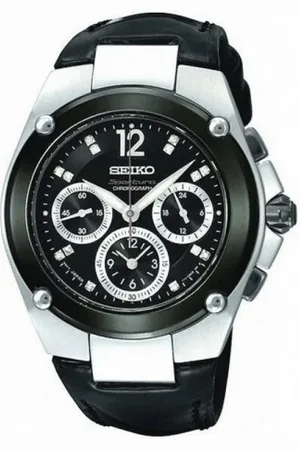 Seiko Akcesoria, Mężczyzna, Szary, ONE SIZE, Stalowy kwarcowy zegarek męski