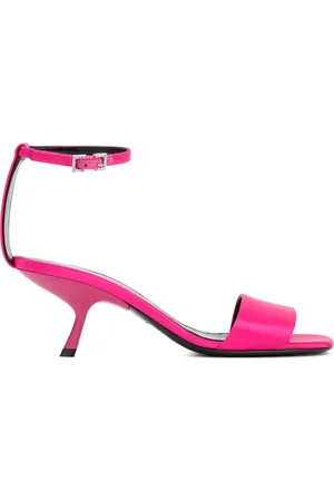 Sergio Rossi Buty, Kobieta, Różowy, 36 EU, Magenta Satin Sandały Botki