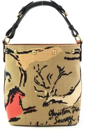 Dior Pre-owned, Kobieta, Wielobarwność, ONE SIZE, Skóra, Pre-owned Canvas shoulder-bags