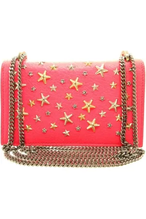 Jimmy Choo Pre-owned, Kobieta, Różowy, ONE SIZE, Pre-owned Fabric shoulder-bags
