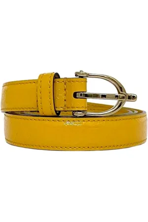 Gucci Pre-owned, Kobieta, Żółty, ONE SIZE, Pre-owned Leather belts