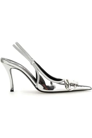 Diesel Buty, Kobieta, Szary, 40 EU, Srebrne Buty na Obcasie