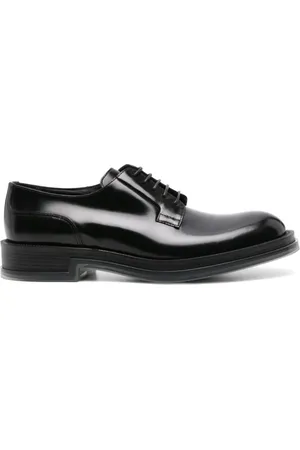 Alexander McQueen Buty, Mężczyzna, Czarny, 41 EU, Czarne płaskie buty klasyczny styl