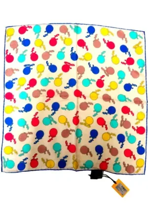 Fendi Pre-owned, Kobieta, Wielobarwność, ONE SIZE, Bawełna, Pre-owned Silk scarves