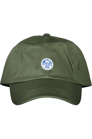 North Sails Akcesoria, unisex, Zielony, ONE SIZE, Zielony Bawełniany Kapelusz z Daszkiem i Logo