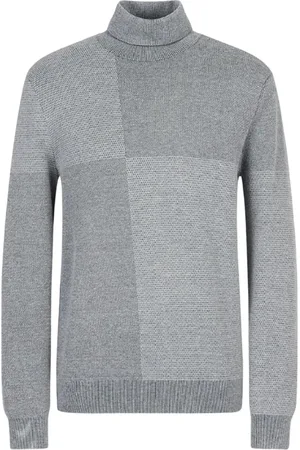 Armani Exchange Swetry, Mężczyzna, Szary, S, Szary Sweter Maglia Styl