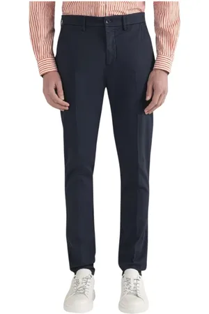HARMONT&BLAINE Spodnie, Mężczyzna, Niebieski, S, Niebieskie Spodnie Pantaloni