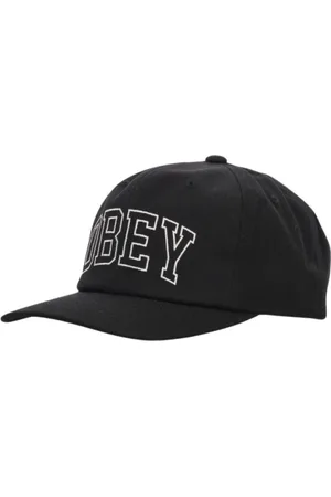 Obey Akcesoria, Mężczyzna, Czarny, ONE SIZE, Klasyczna Czarna Czapka Snapback