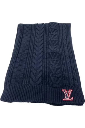 LOUIS VUITTON Pre-owned, Kobieta, Niebieski, ONE SIZE, Pre-owned Wool scarves