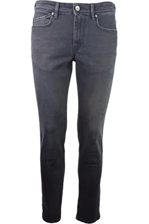 RE-HASH Jeansy, Mężczyzna, Czarny, W33, Bawełna, Czarne Jeansyy