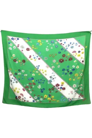 Hermès Pre-owned, Kobieta, Wielobarwność, ONE SIZE, Bawełna, Pre-owned Silk scarves