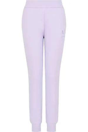 Armani Exchange Spodnie, Kobieta, Fioletowy, S, Joggers z organicznej bawełny Liliowy