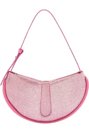THEMOIRÈ Torebki, Kobieta, Różowy, ONE SIZE, Iridiscent Strass Clutch Torba Wegańska Tkanina