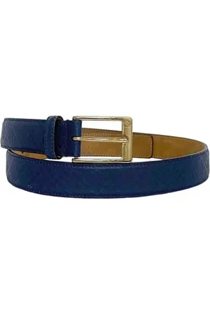 Gucci Pre-owned, Kobieta, Niebieski, ONE SIZE, Pre-owned Leather belts