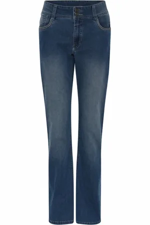 C.ro Jeansy, Kobieta, Niebieski, S, Denim, Flared Denim Jeansy Medium