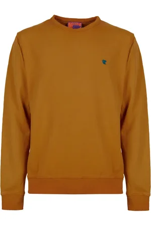 Gallo Bluzy, unisex, Żółty, S, Żółty Crew-Neck Sweatshirt
