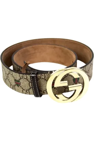 Gucci Pre-owned, Kobieta, Beżowy, ONE SIZE, Pre-owned Leather belts