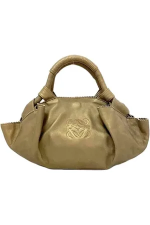 Loewe Pre-owned, Kobieta, Beżowy, ONE SIZE, Pre-owned Fabric handbags