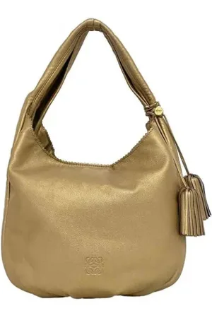 Loewe Pre-owned, Kobieta, Żółty, ONE SIZE, Skóra, Pre-owned skórzane torby na ramię
