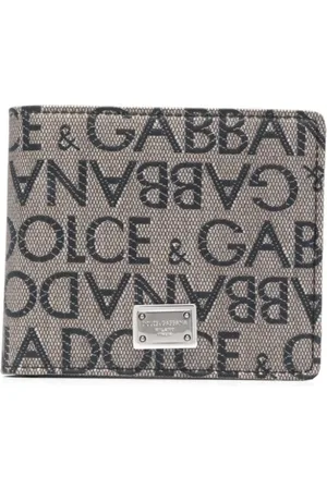 Dolce & Gabbana Akcesoria, Mężczyzna, Szary, ONE SIZE, Stylowy Portfel