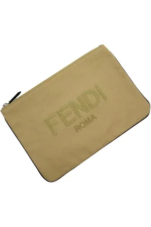 Fendi Pre-owned, Kobieta, Beżowy, ONE SIZE, Pre-owned Fabric fendi-bags