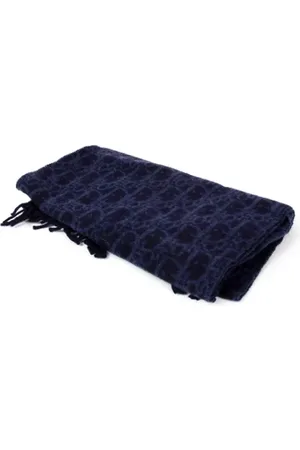 Dior Pre-owned, Kobieta, Niebieski, ONE SIZE, Pre-owned Fabric scarves